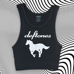 Deftones Band Unisex Cropped Tank